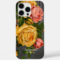 Tableau noir Romantique Hirloom Vintage Floral Ros