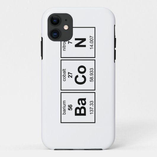 Coques Case-Mate iPhone Tableau périodique BaCoN (Dos)