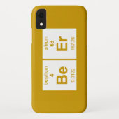 Coques Case-Mate iPhone Tableau périodique de bière (Dos)