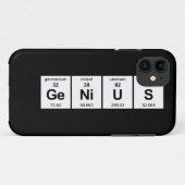 Coques Case-Mate iPhone Tableau périodique de génie (Dos (Horizontal))