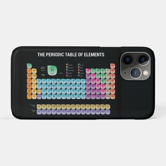 Coques Case-Mate iPhone Tableau périodique des éléments lancer l'oreiller (Dos (Horizontal))