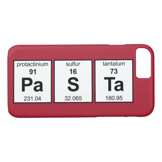 Coques Case-Mate iPhone Tableau périodique PaSTa (Dos (Horizontal))
