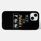 Coques Case-Mate iPhone Tableau périodique personnalisé des éléments Chimi (Verso (horizontal))