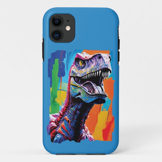Coques Case-Mate iPhone Tableau Portrait D'Un Tyrannosaurus Rex | T-Rex (Dos)