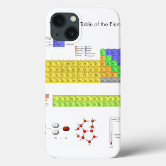 iPhone 13 Coque Tableau scientifique périodique des éléments