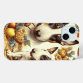 Coques Case-Mate iPhone Tableau vintage Bull Terrier (Verso (horizontal))