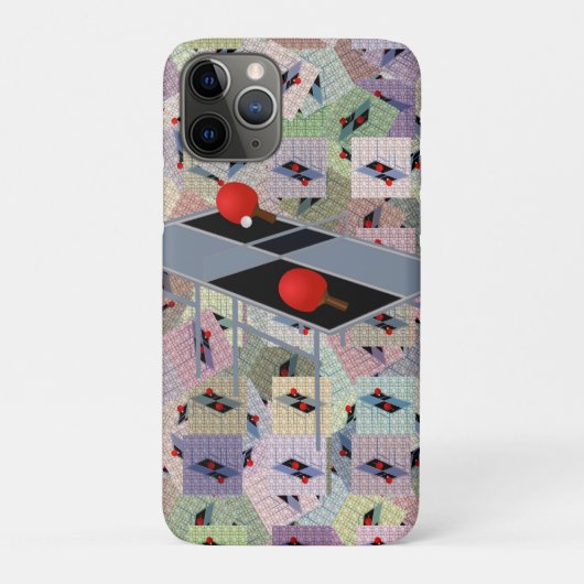Coques Case-Mate iPhone Tables Ping Pong, (Dos)