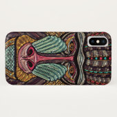 Coques Case-Mate iPhone Tabouret en verre vissé babouin art animal africai (Dos (Horizontal))