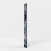 Coques Case-Mate iPhone Tache d'aquarelle abstraite rose bleu et blush (Dos/Droite)