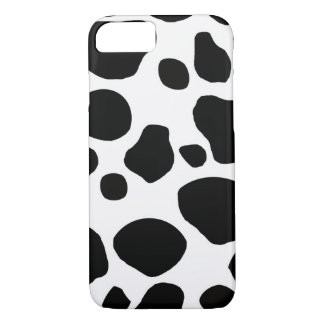 Coque iPhone 8/7 Taches blanches noires de vache