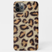 Coques Case-Mate iPhone Taches Brown leopard fausse fourrure (Dos)