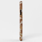 Coques Case-Mate iPhone Taches Brown tiger faux fourrure motif (Dos/Droite)