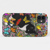 Coques Case-Mate iPhone Taches de rousseur dans les papillons - smoking (Dos (Horizontal))
