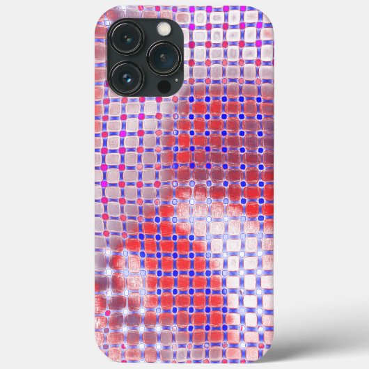 Coques Case-Mate iPhone Taches déchiquetées sous grille rustique conceptio (Verso)