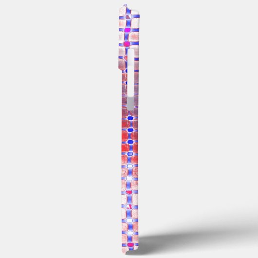 Coques Case-Mate iPhone Taches déchiquetées sous grille rustique conceptio (Verso / Gauche)