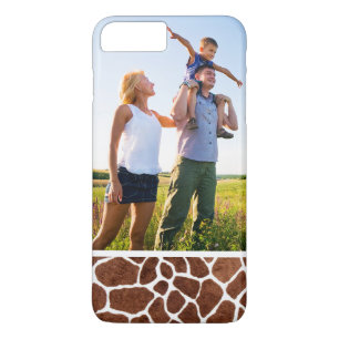 Coque iPhone 8 Plus/7 Plus Taches faites sur commande de girafe de photo