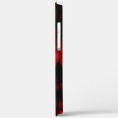 Coques Case-Mate iPhone Taches grattées en rouge vif et en noir (Verso / Gauche)