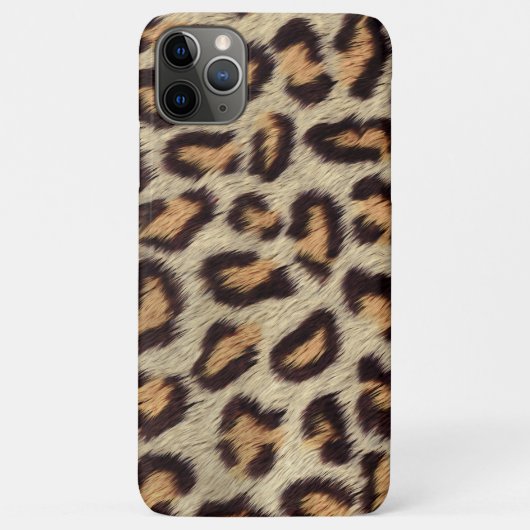 Coques Case-Mate iPhone Taches marron fourrure fausse léopard (Dos)