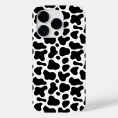Coques Case-Mate iPhone taches noires et blanches, motif de vache (Verso)