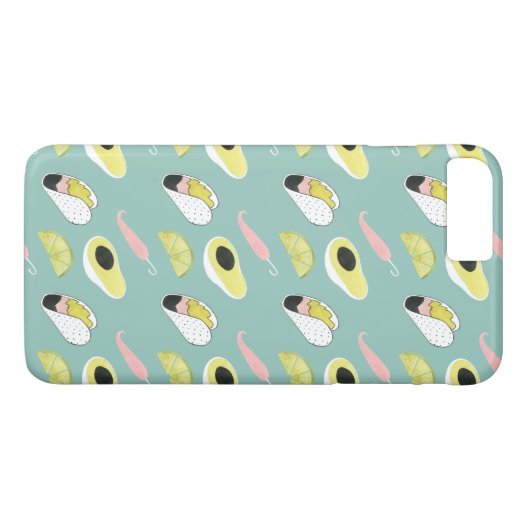 Coques Case-Mate iPhone Taco à propos d'amour | Motif d'élément Taco (Dos (Horizontal))
