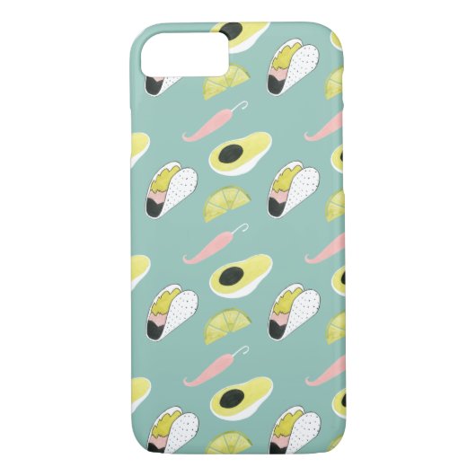 Coques Case-Mate iPhone Taco à propos d'amour | Motif d'élément Taco (Dos)
