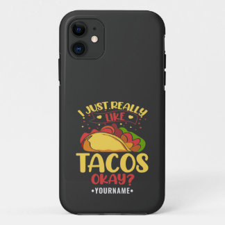 Case-Mate iPhone Case Taco Funny Dit Que J'Aime Vraiment Les Tacos
