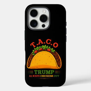 Coques iPhone 16 Pro Taco Trump chasse toujours les poulets amusants