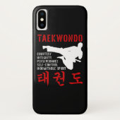 Coques Case-Mate iPhone Taekwondo Tenets Martial Arts (Dos)