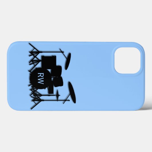 Coques Case-Mate iPhone Tambours monogrammes (Verso (horizontal))