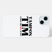 Coques Case-Mate iPhone Tampon Tim Arrêtera Le Red Wave-Tim Walz 2024 (Verso (horizontal))