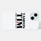 Coques Case-Mate iPhone Tampon Tim Arrêtera Le Red Wave-Tim Walz 2024 (Verso (horizontal))