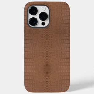 Coque Pour Pour iPhone 14 Pro Max Tan Alligator Texture Imprimer