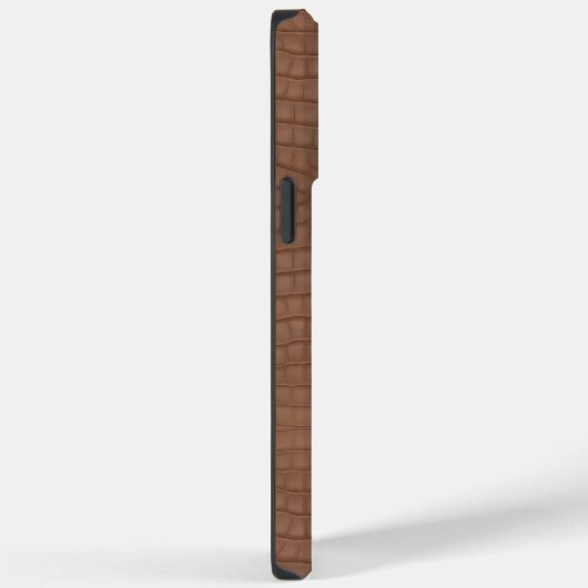 Coques Case-Mate iPhone Tan Alligator Texture Imprimer (Verso / Droite)