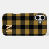 Coques Case-Mate iPhone Tan Buffalo Contrôle De Plaid (Verso (horizontal))