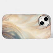 Coques Case-Mate iPhone Tan iridescendant et bleu fumée (Verso (horizontal))