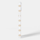 Coques Case-Mate iPhone Tan pois (Verso / Droite)