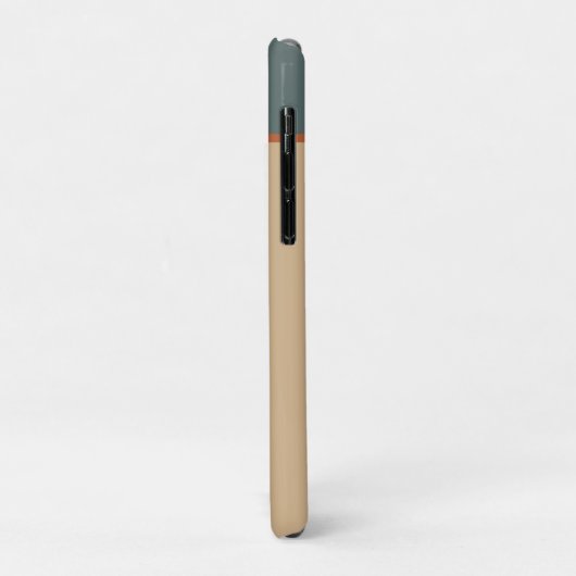 Coques Case-Mate iPhone Tan vert moderne Profitez des petites choses Monog (Dos/Gauche)