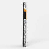 Coques Case-Mate iPhone Tangerine Black Paisley (Dos/Droite)