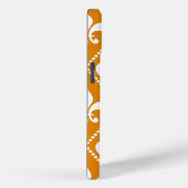 Coques Case-Mate iPhone Tangerine Fleur de Lis (Verso / Droite)