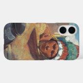 Coques Case-Mate iPhone Taos Indien tenant une cruche d'eau par Blumensche (Verso (horizontal))
