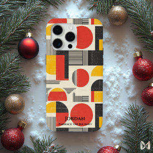 Coque iPhone 15 Pro Max Tapa Art polynésien - Fusion géométrique