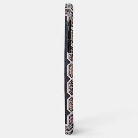 Coques Case-Mate iPhone Tapis bleu antique Turc Tapis (Dos/Gauche)