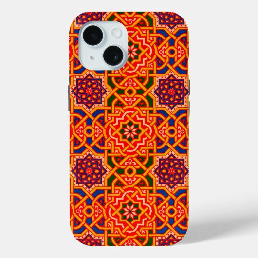 Coques Case-Mate iPhone Tapis coloré d'époque (Verso)
