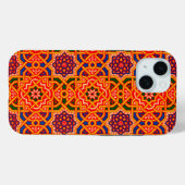 Coques Case-Mate iPhone Tapis coloré d'époque (Verso (horizontal))