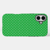 Coques Case-Mate iPhone Tapis de protection à motif de points blancs sur f (Verso (horizontal))