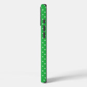Coques Case-Mate iPhone Tapis de protection à motif de points blancs sur f (Verso / Gauche)