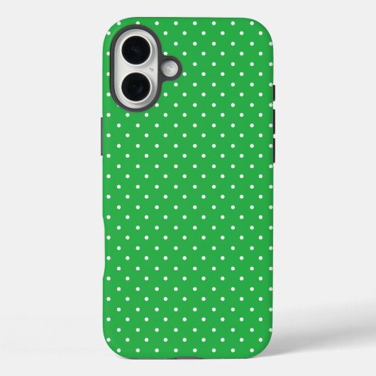 Coques Case-Mate iPhone Tapis de protection à motif de points blancs sur f (Verso)