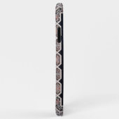 Coques Case-Mate iPhone Tapis persan turc antique bleu (Dos/Droite)