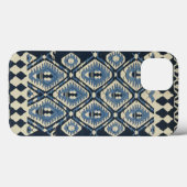 Coques Case-Mate iPhone Tapis Persan Turc Oriental Bleu (Verso (horizontal))