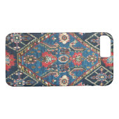 Coques Case-Mate iPhone Tapis turc Persan Antique, Bleu (Dos (Horizontal))